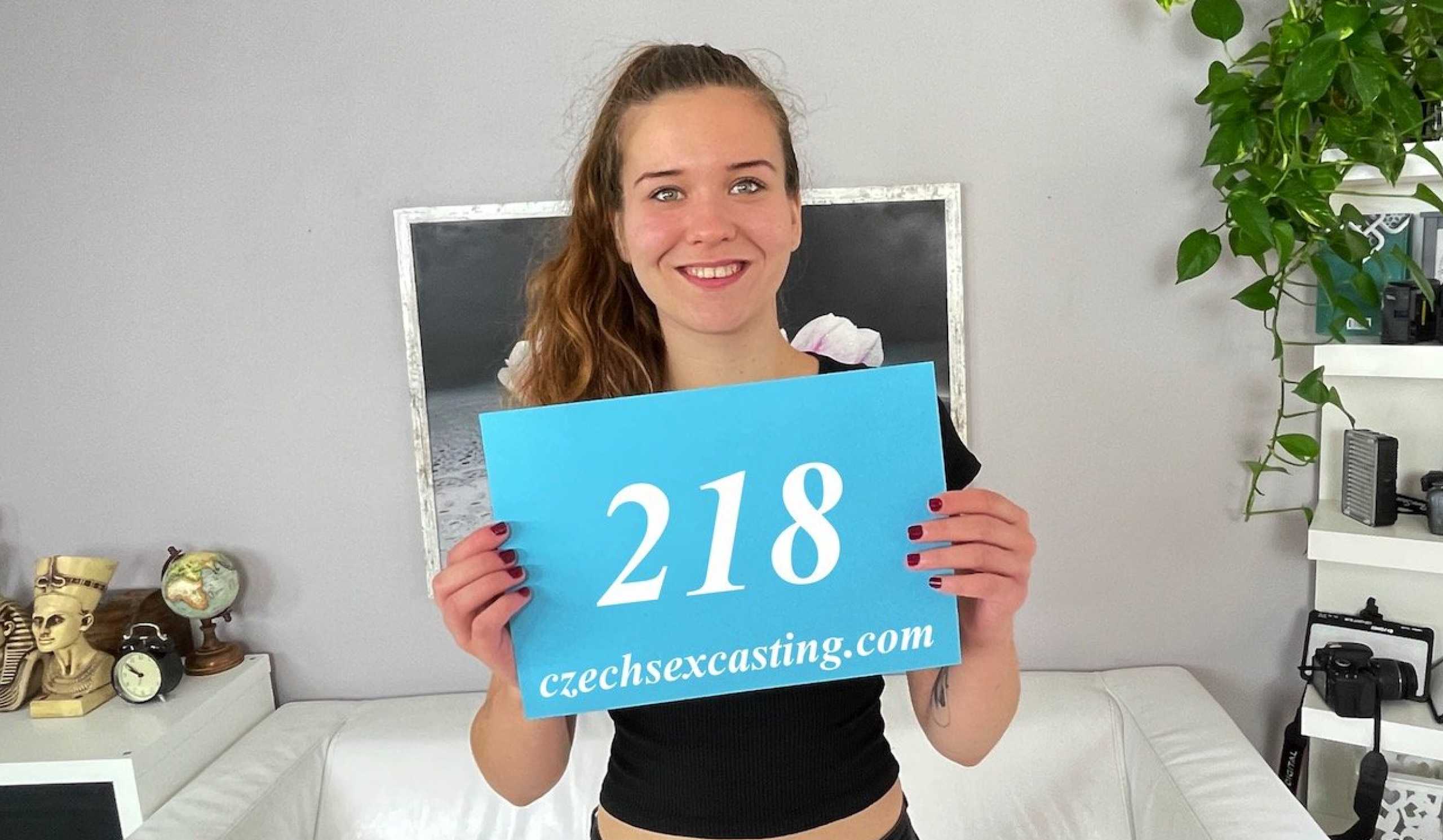 Czech teen at her first casting | PornCZ.com